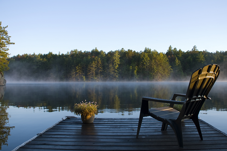 10 – Lake Chair reflection