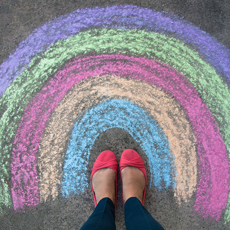 5 – Stocksy – Rainbow feet