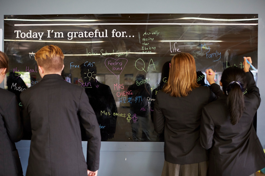Gratitude Board Students | About Us | Langley Group Institute