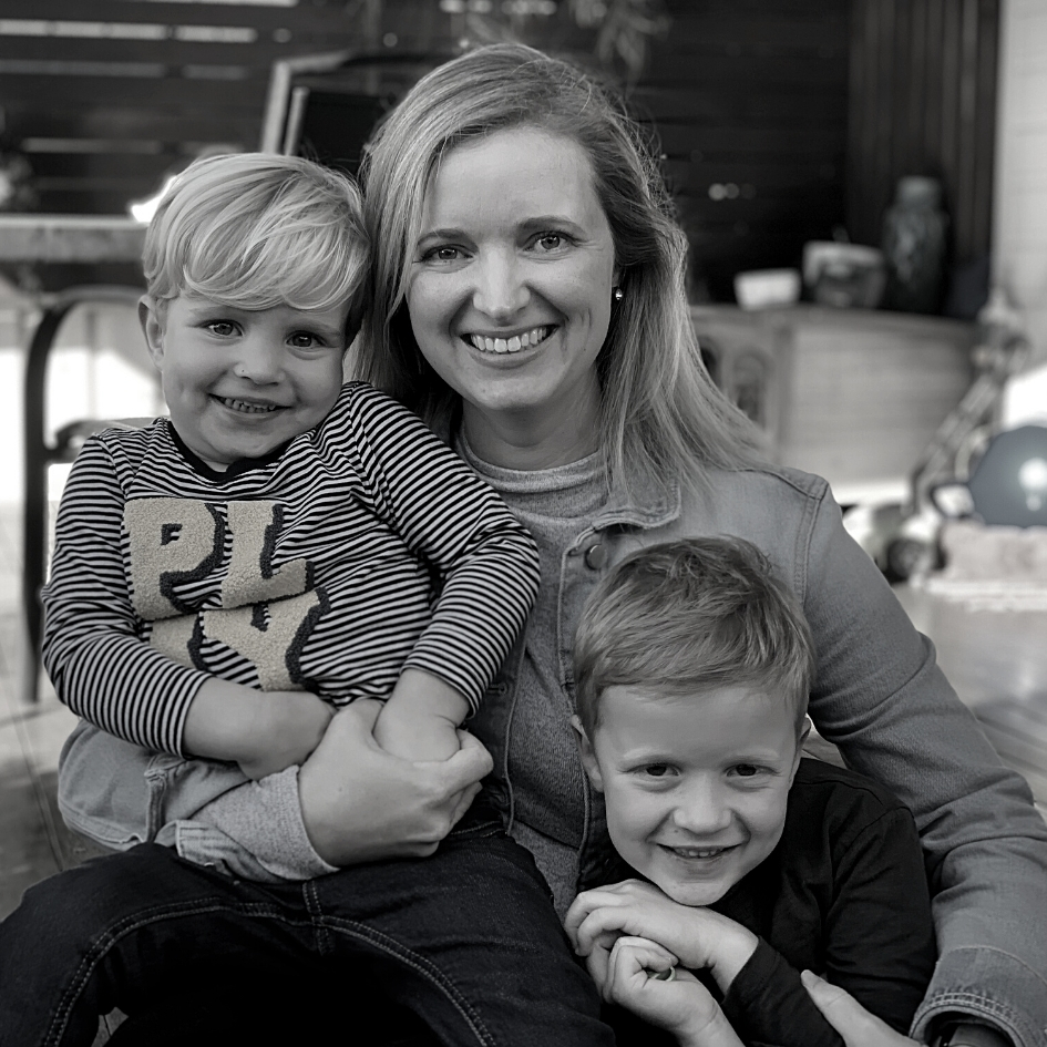 Kate Worrall and her Sons