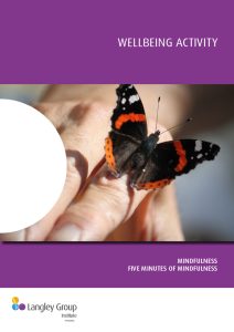 Wellbeing activity - Mindfulness