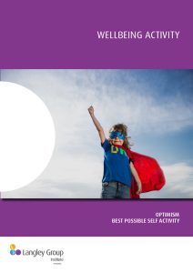 Wellbeing activity - Optimism