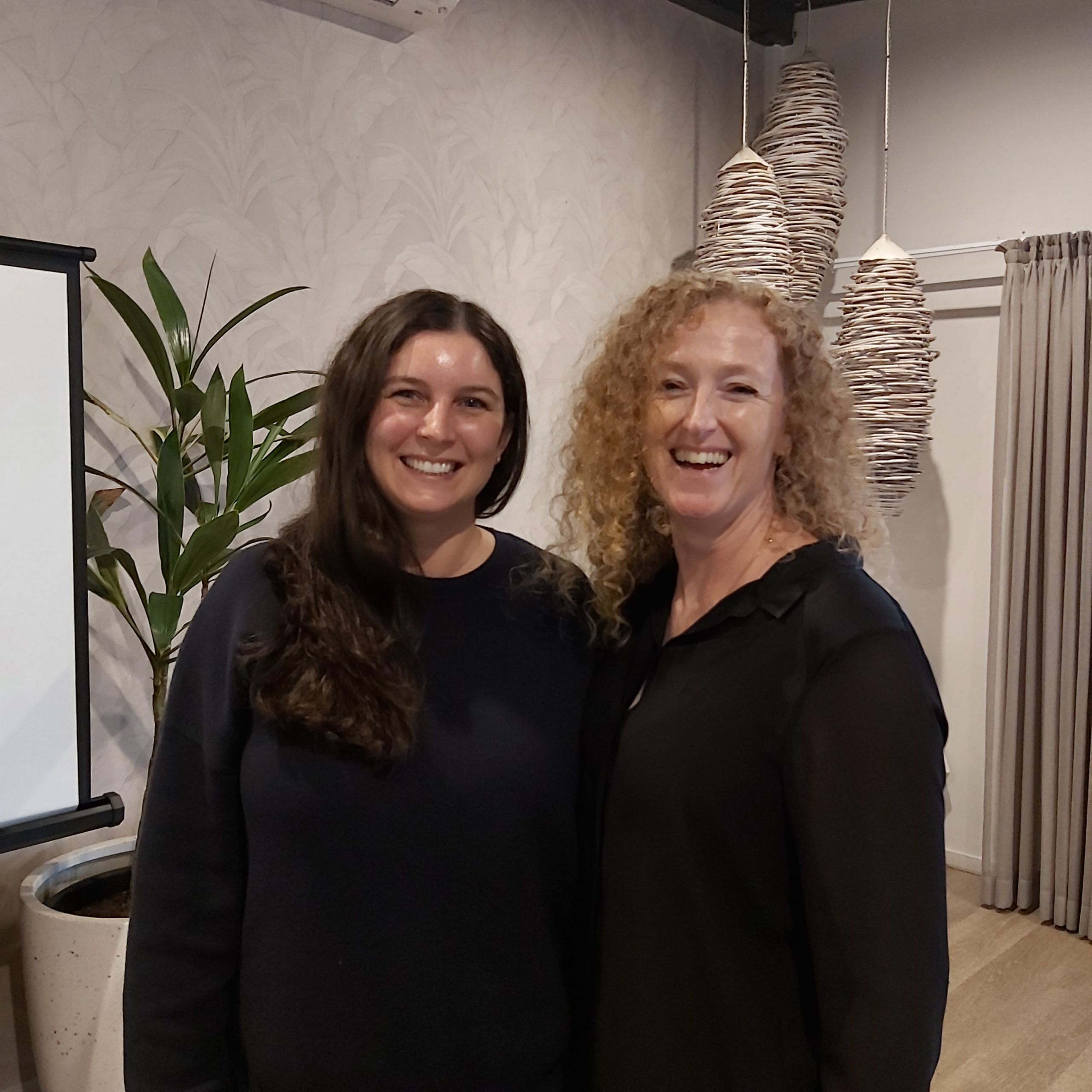 Lucy Booth and Sue Langley in Byron